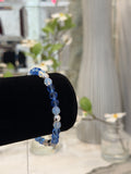 .925 Silver Crystal Bracelet with Magnetic Closure