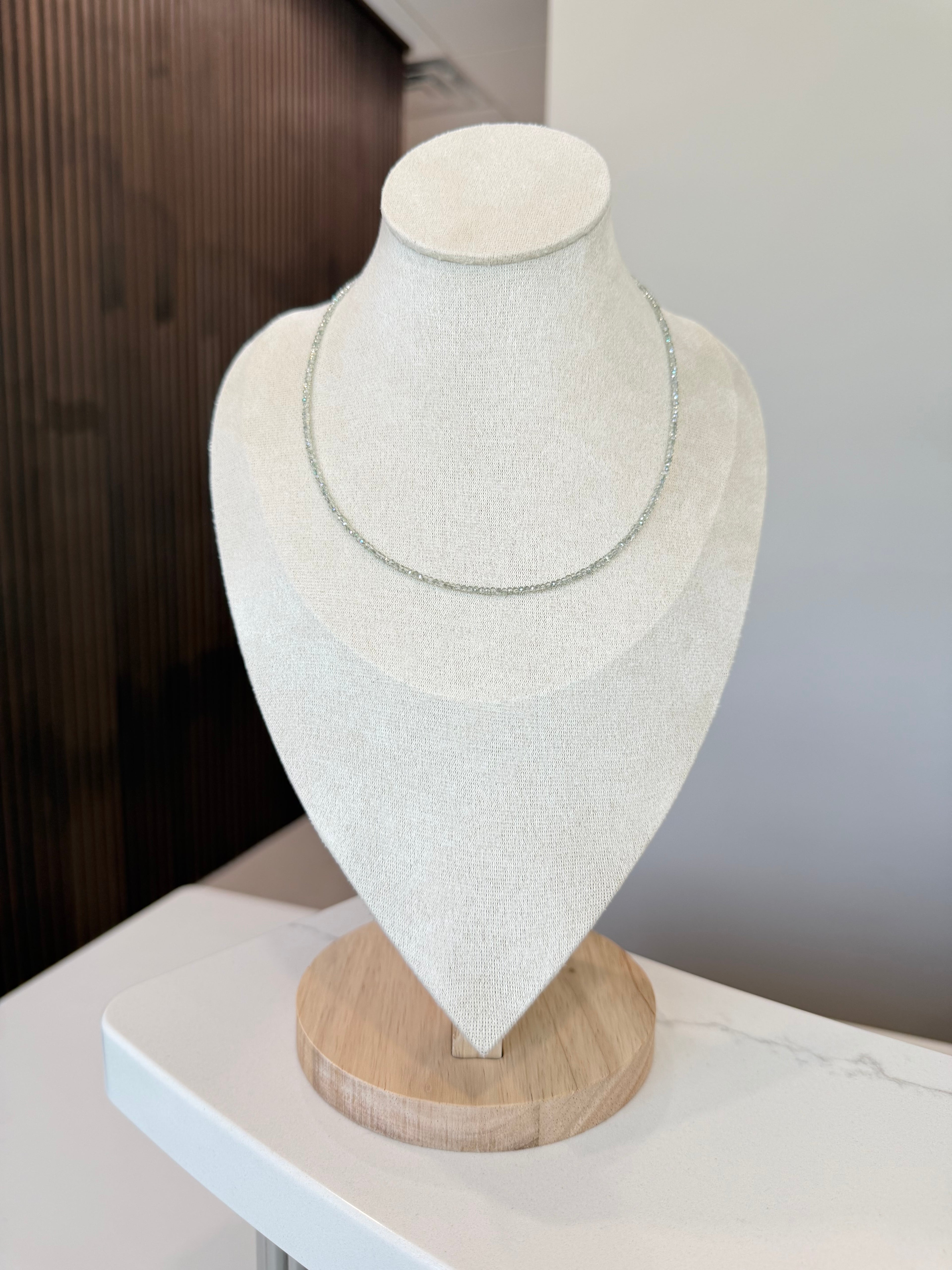 Glass & Gold Plated Hardware Necklace