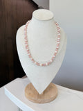 Glass & Cherry Quarts Necklace 